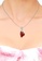 Her Jewellery silver Purely Heart Pendant (Red) - Made with premium grade crystals from Austria HE210AC95MCESG_4