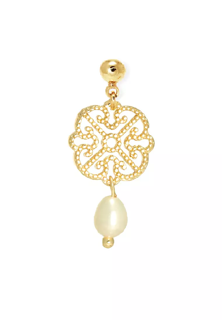 Gold plated deals earrings online shopping