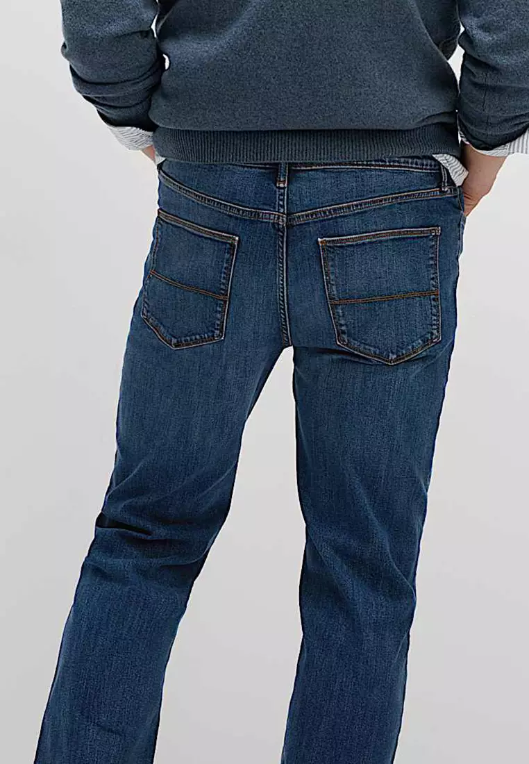 Straight Fit Stretch Jeans