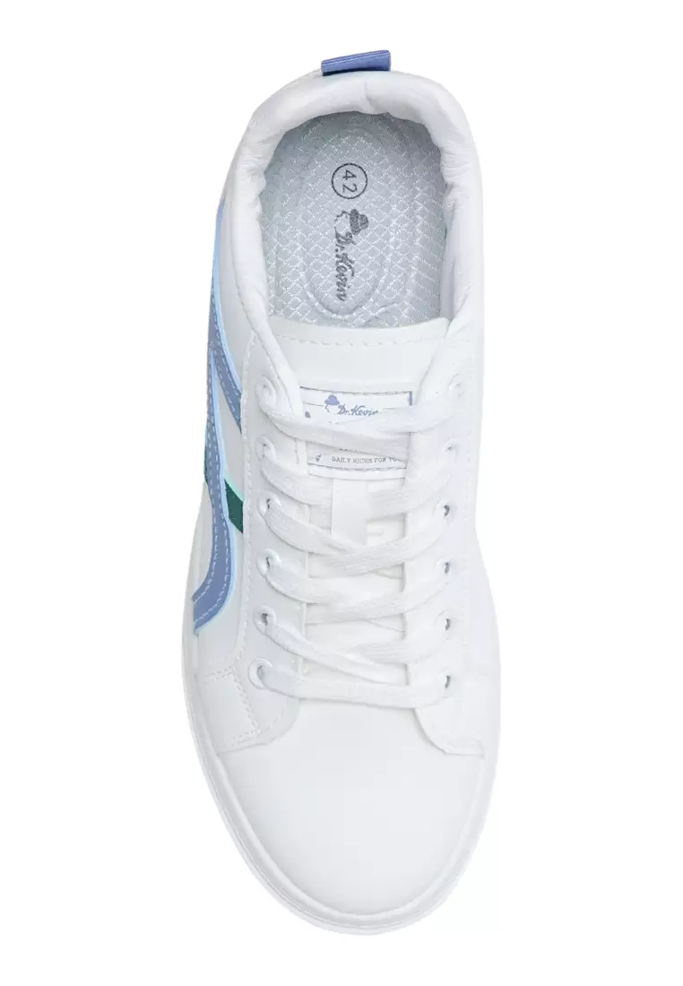 Dr. Kevin Sepatu Sneakers Casual Pria Kets Sekolah Kulit 881-005