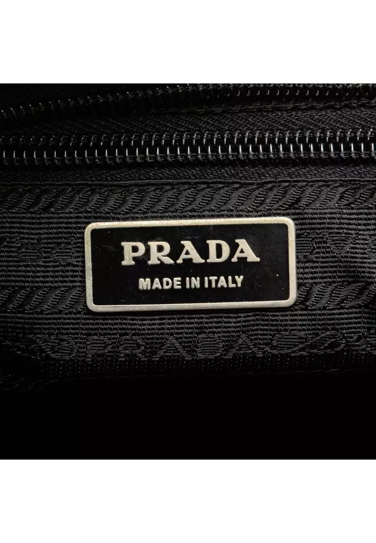 Pre-Loved Prada Tessuto Zip Top Crossbody