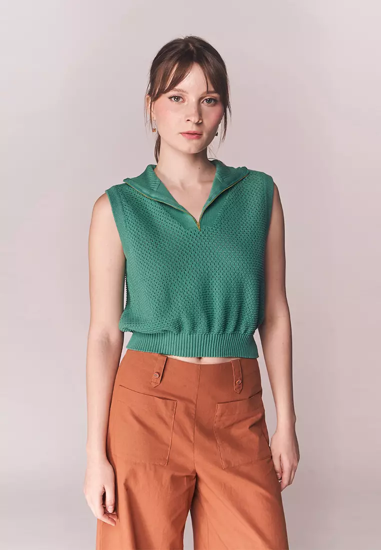 Solstice Belta Sleeveless Top