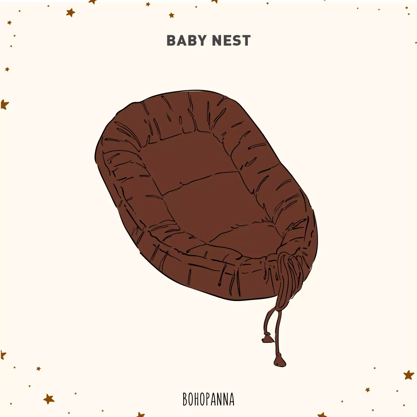 BOHOPANNA - BABY NEST - Bantal Tidur Bayi