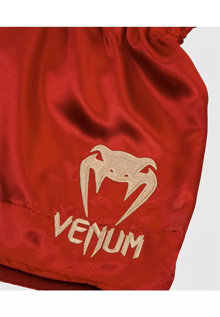 Venum Classic Muay Thai Short - Bordeaux/Gold