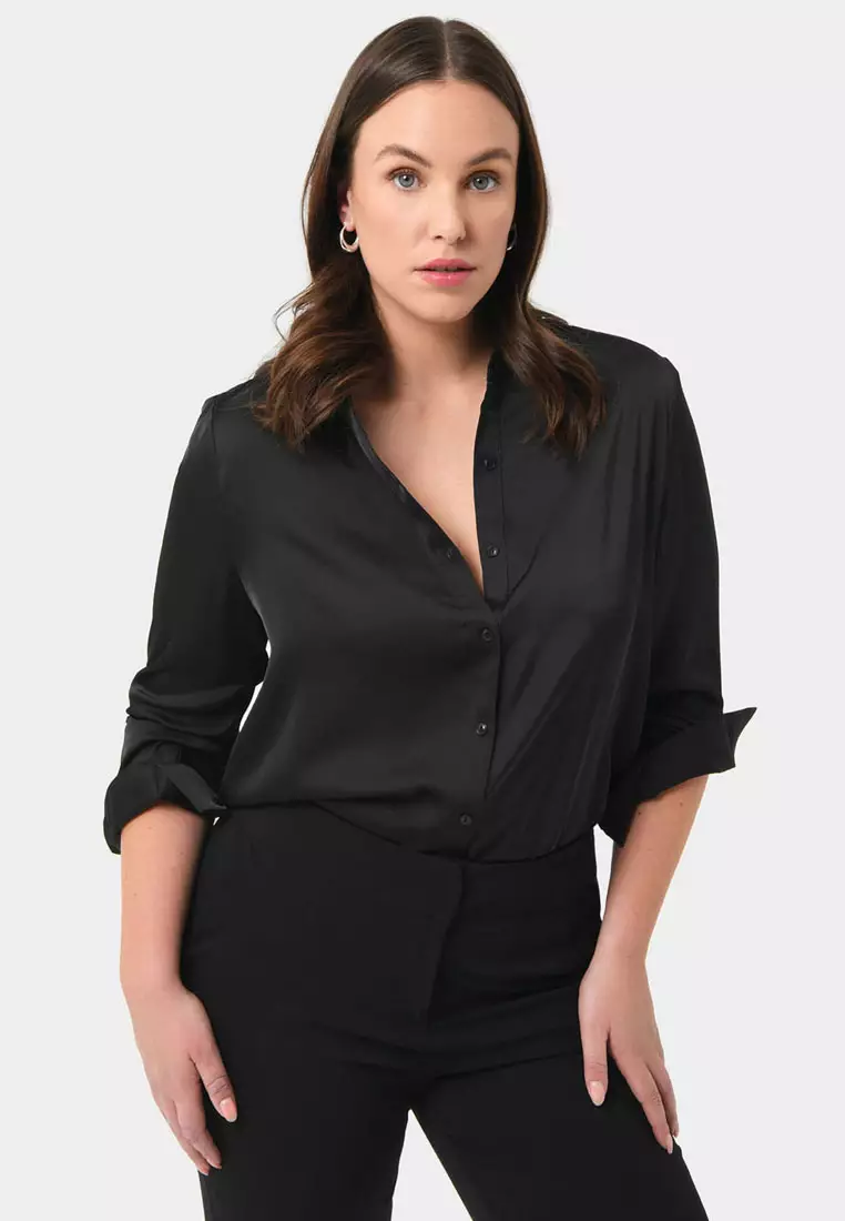 Coco Loose Fit Satin Blouse