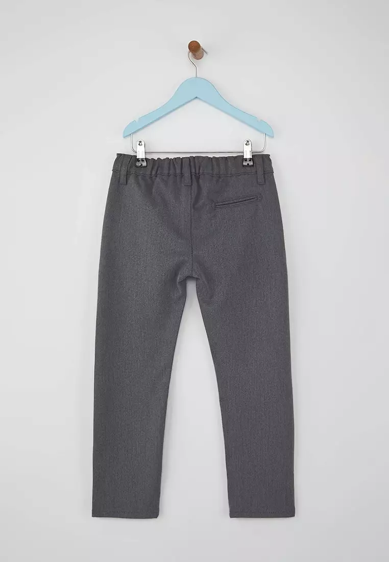 Basic Regular Boys' School Trousers