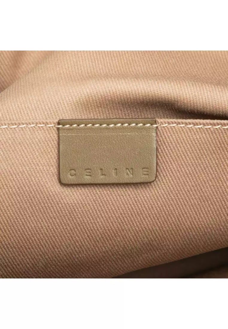 Pre-Loved Celine C Macadam Canvas Handbag