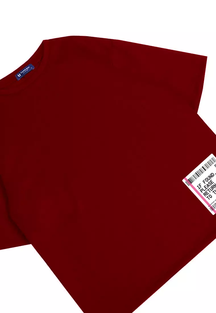 MTO99 kaos oversize gym abu bahan scuba if found return to the gym pria t shirt oversize maroon