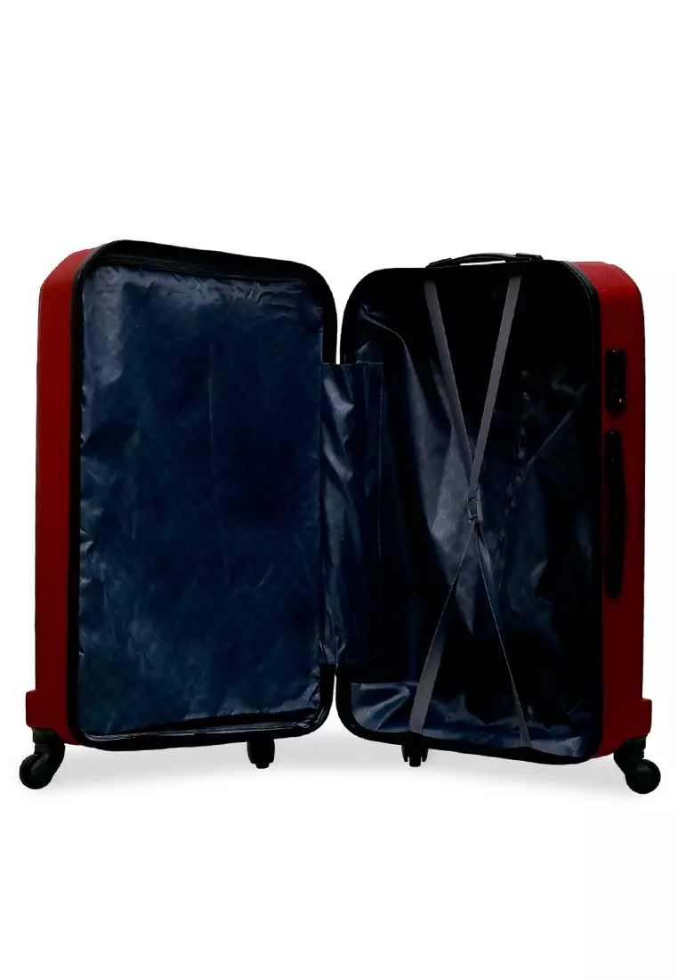 Gavriel Koper Jumbo Size 30 Inch Big Compartment Travel Bag Unisex Material Fiber ABS ORIGINAL - Maroon