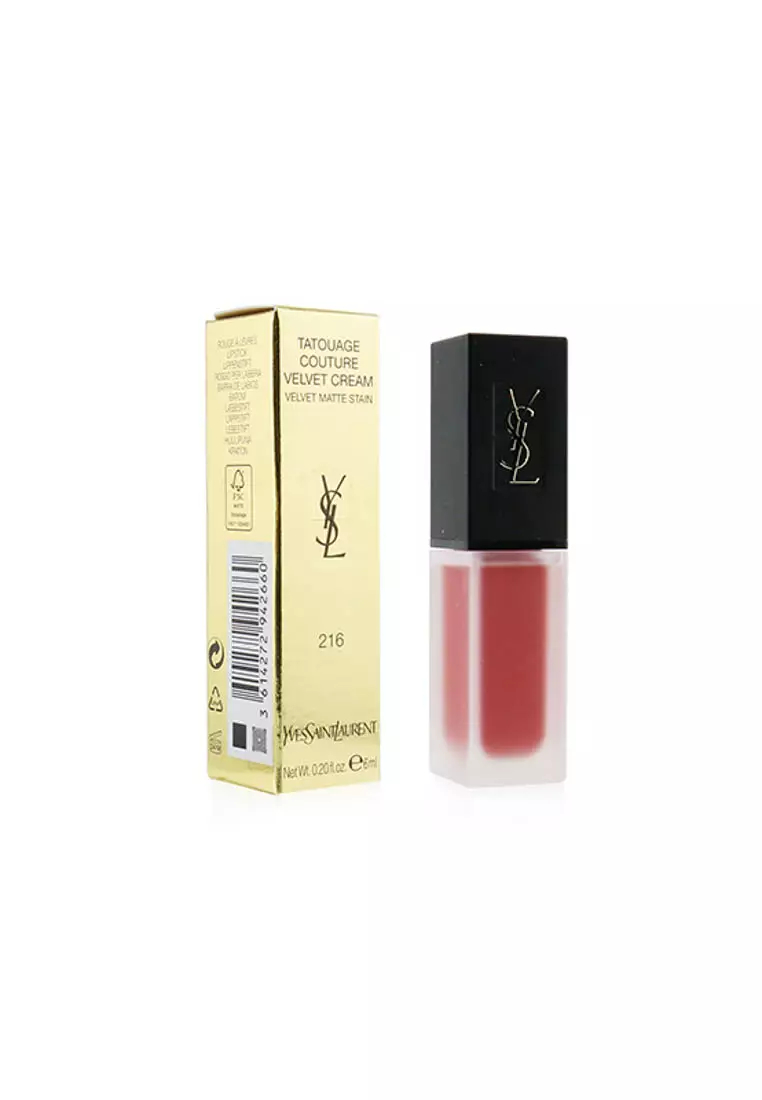 Yves saint laurent tatouage best sale couture velvet cream 216