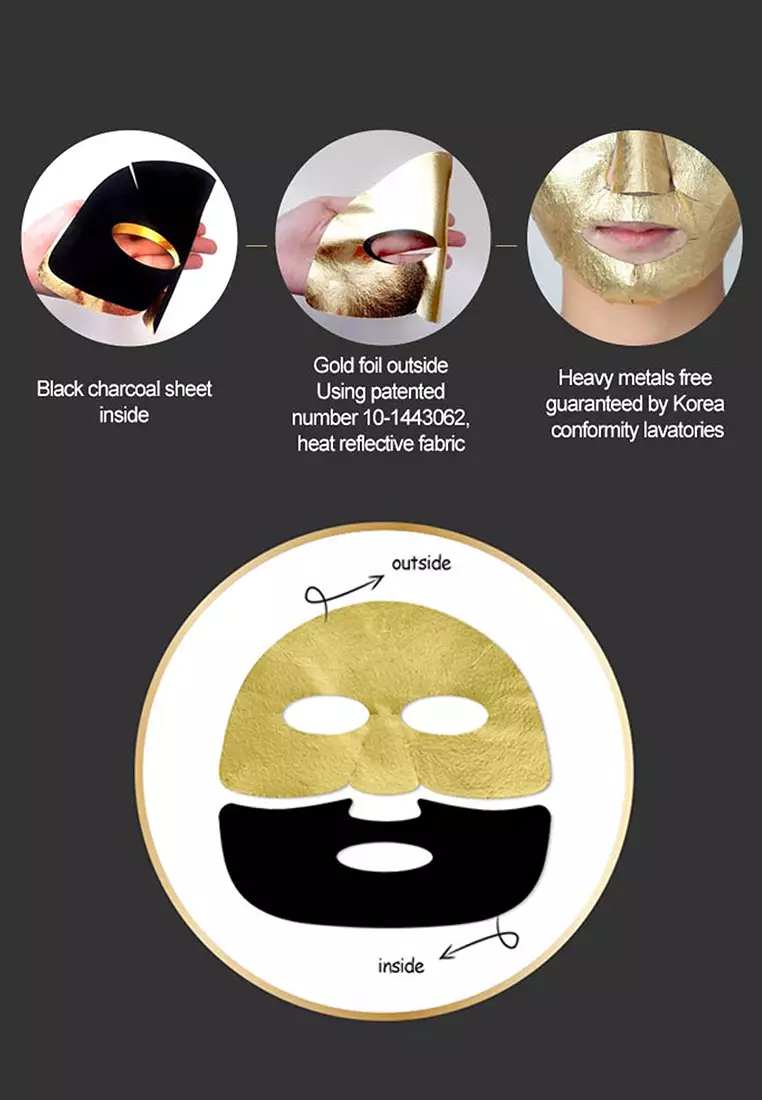 Holika Holika Prime Youth Gold Caviar Gold Foil Mask