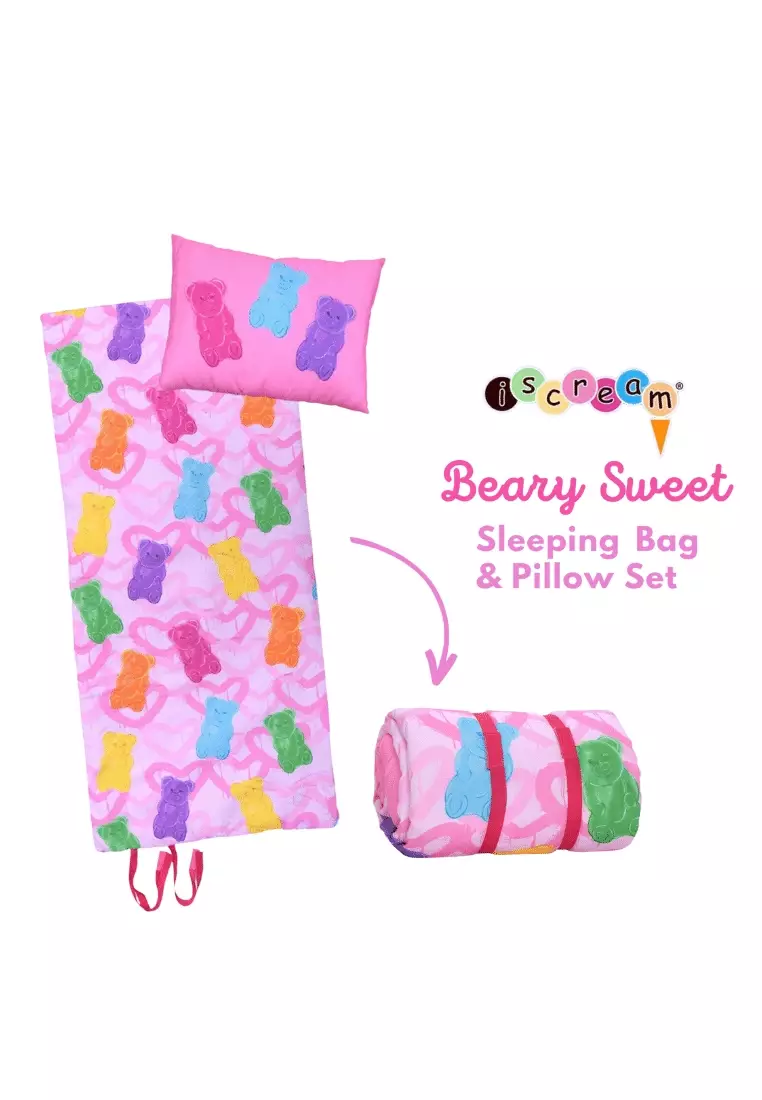 Buy Iscream Iscream Sleeping Bag & Pillow Set Beary Sweet 2024 Online