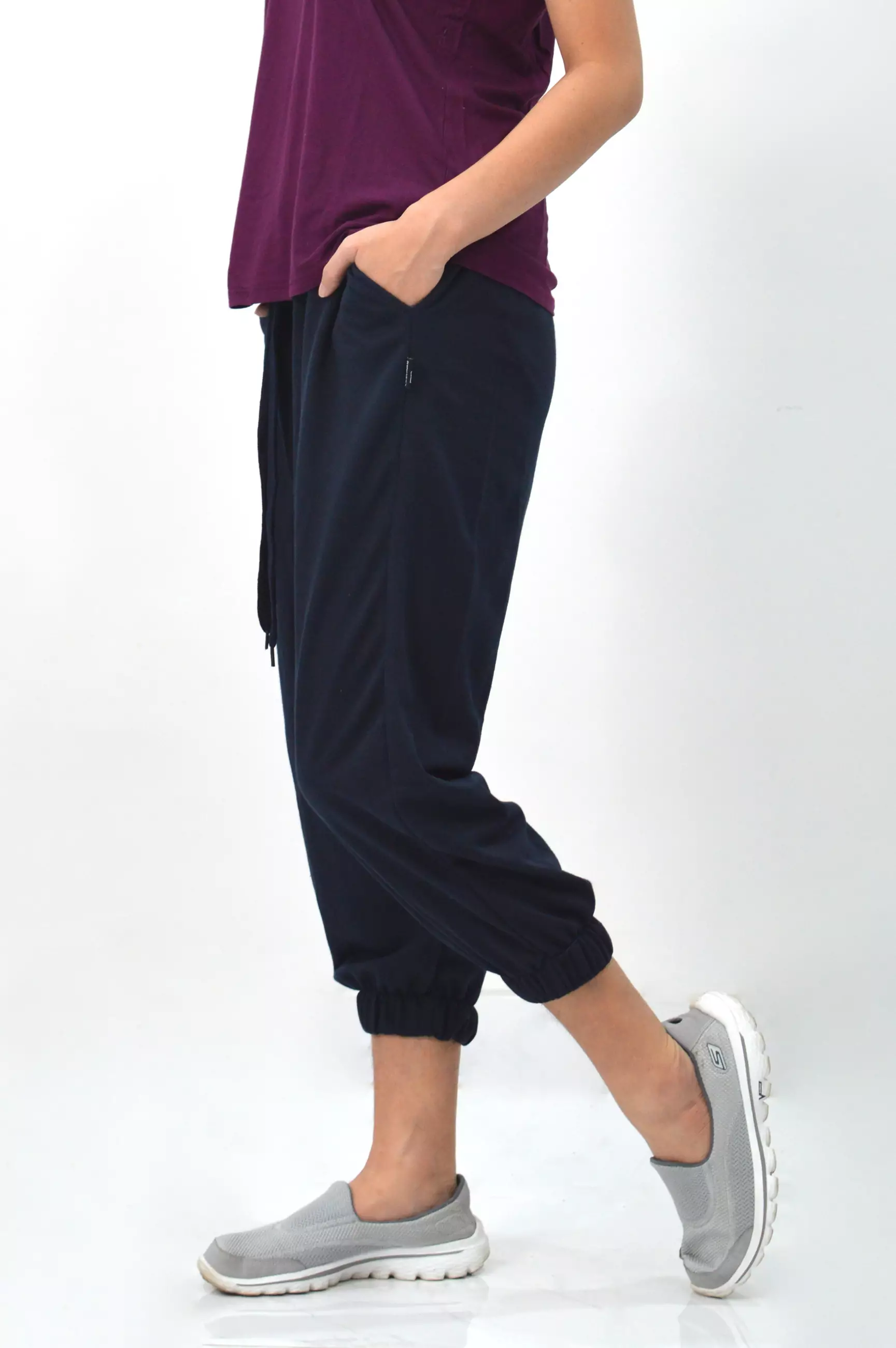 OKECHUKU Luna Celana Wanita Celana Jogger Wanita Celana 3/4 Joger Wanita Training Olahraga Sporty