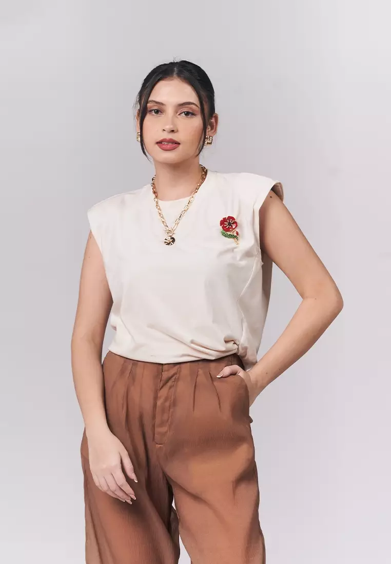 Jazzy Sleeveless Top