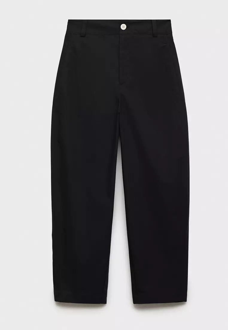 High-Waisted Balloon Trousers