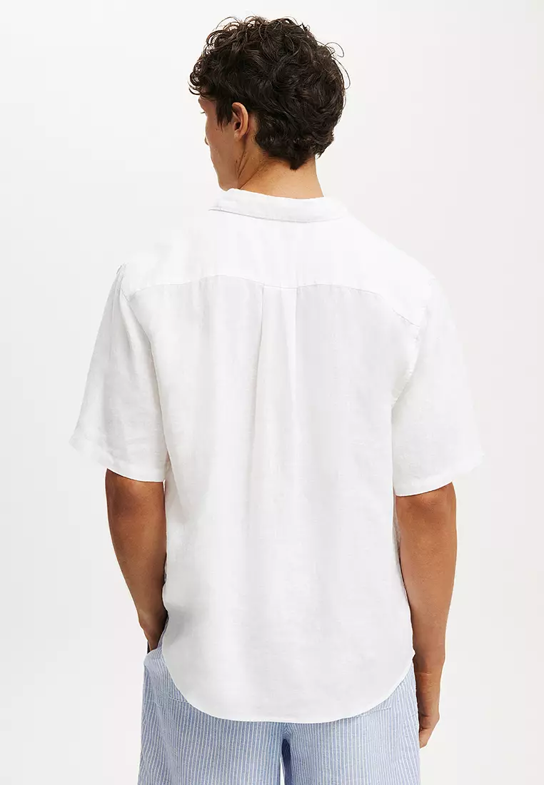 Relaxed Linen Short Sleeve Shirt