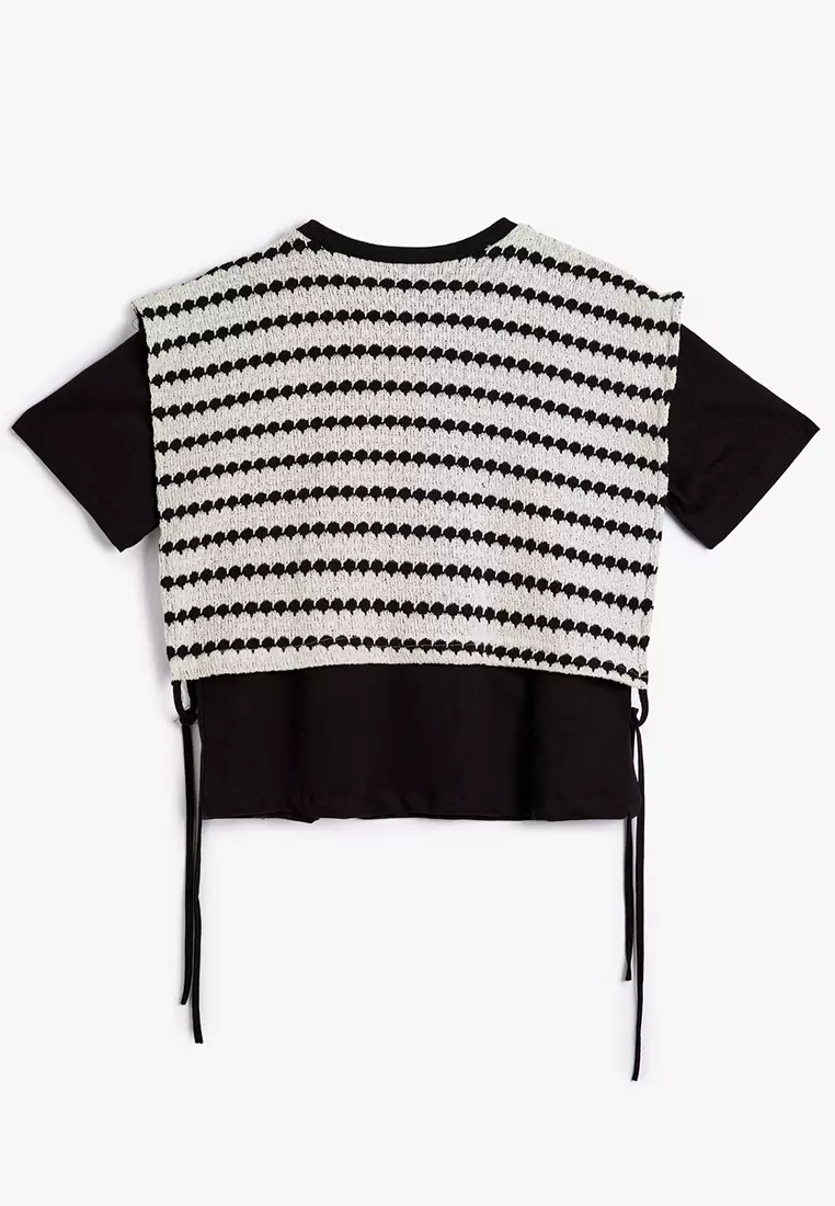 Crochet Detailed T-Shirt