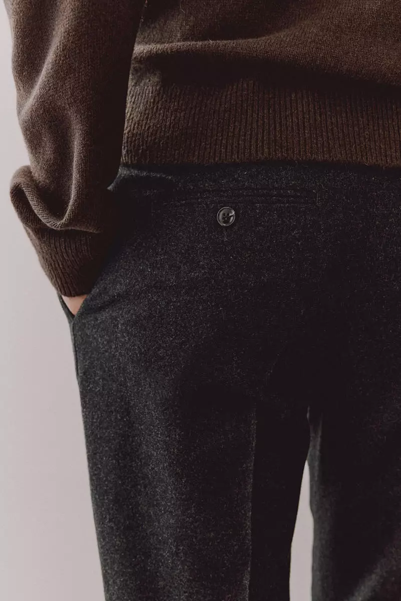 Slim Fit Wool-blend trousers
