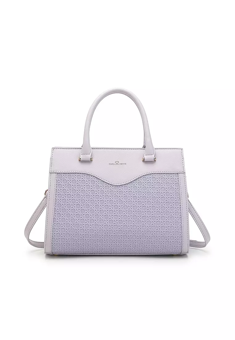 Women's Top Handle Bag / Sling Bag / Crossbody Bag (Tas Selempang / Tas Tangan) - Ungu