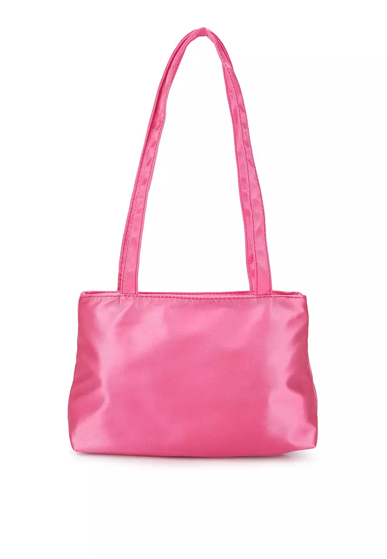 Red interior hotsell tote bag