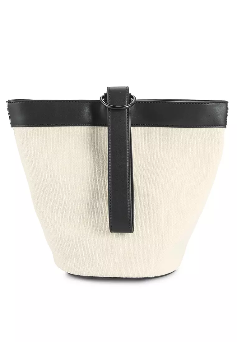 Buy Red s Revenge Casual Canvas Bucket Bag in Black 2024 Online