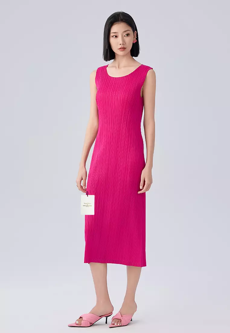 Slim Stripe Sleeveless Dress GFZ7729