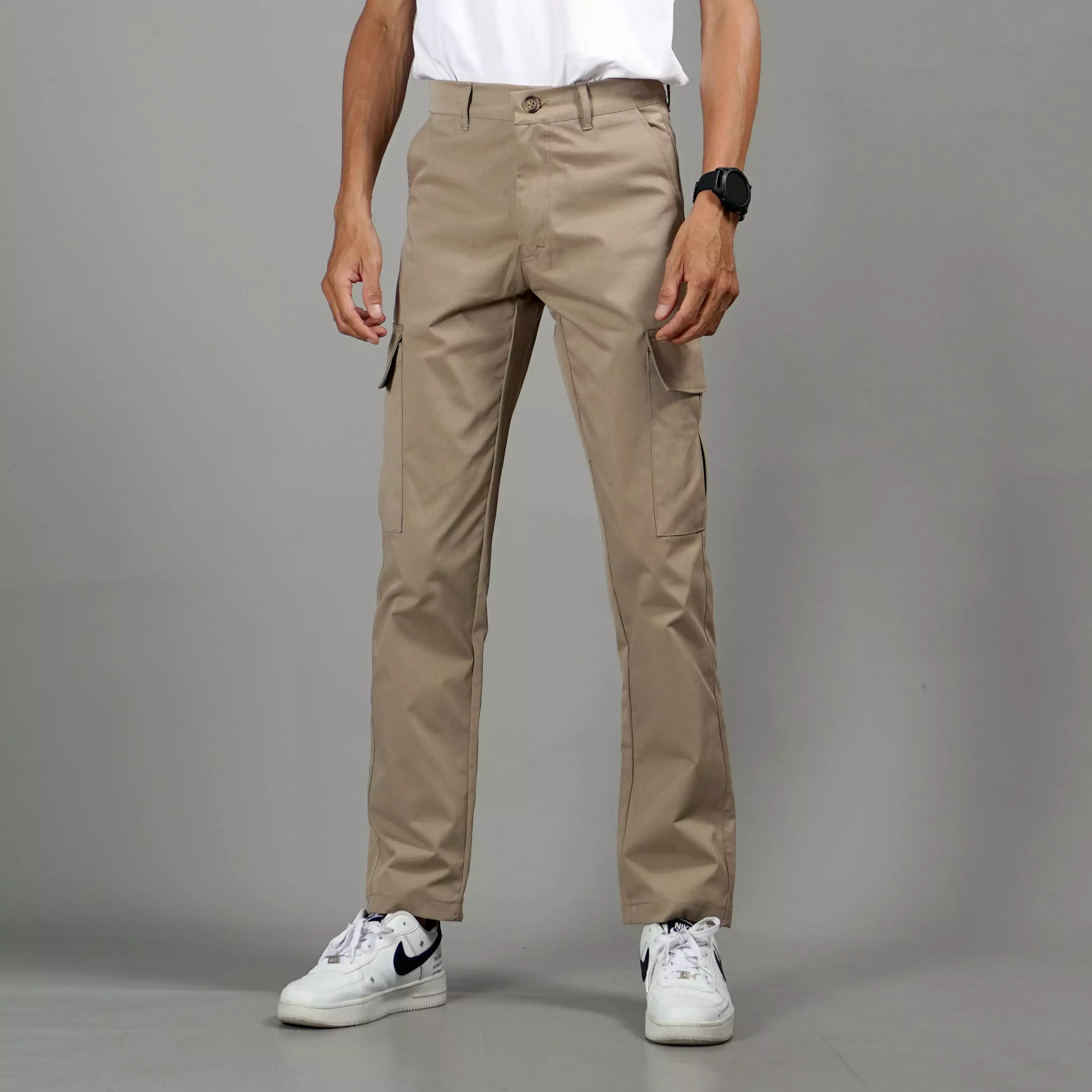  RAYMOND Celana Tactical Celana Cargo Pria Cargo Pants Pria - BEIGE
