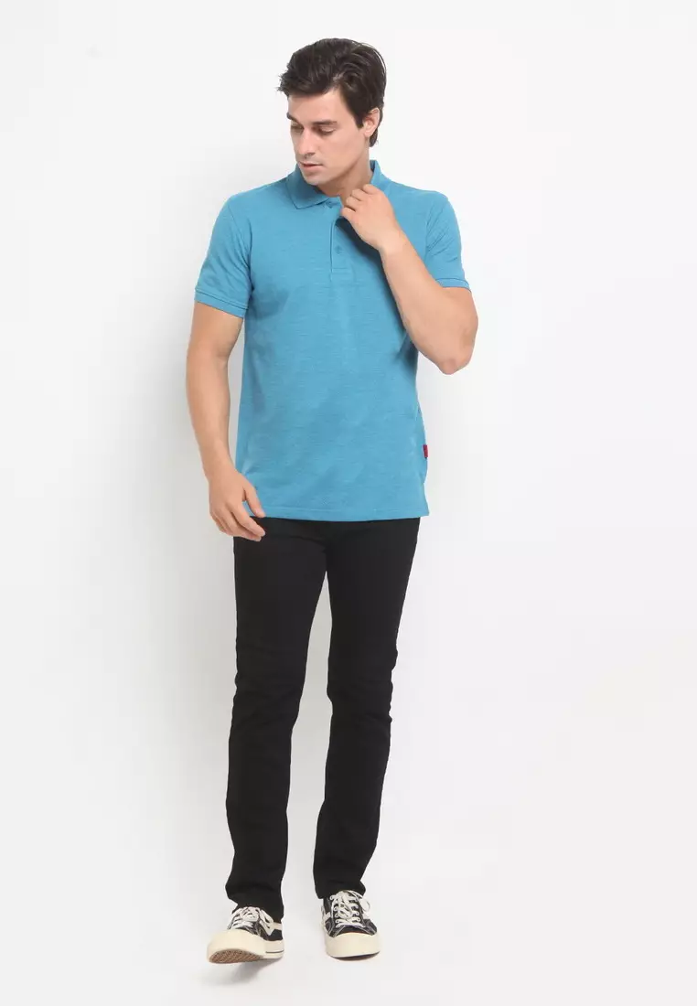 POLICE Polo Shirt Krah Polos Pria 207200201