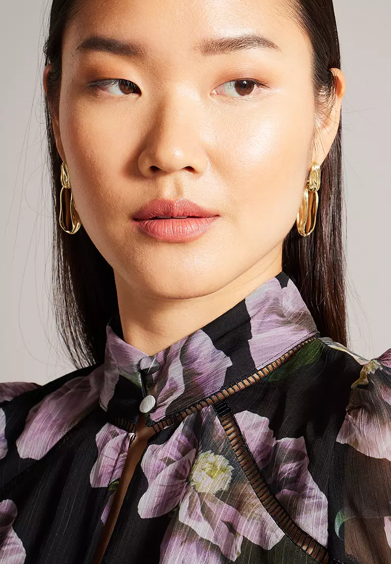 Buy TED BAKER Ted Baker Women's Theera Floral Blouse With Ladder Lace Online ZALORA Malaysia