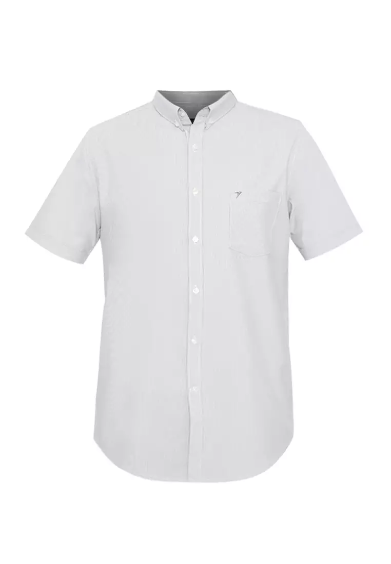 Jobb Revano Kemeja Pria Lengan Pendek Slim Fit Navy