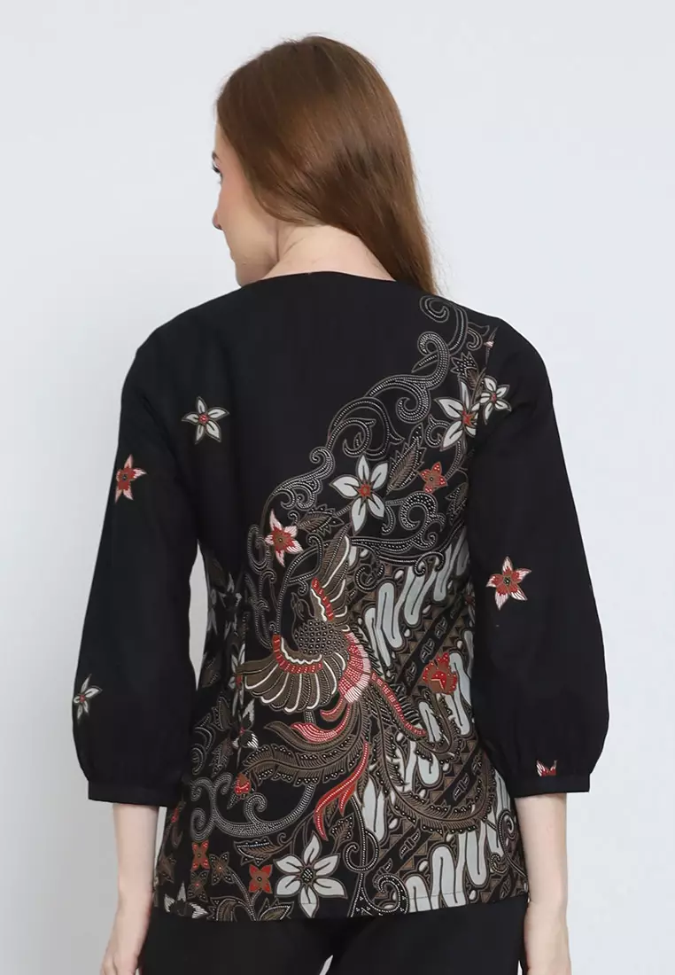My Aksa Batik Wanita Blouse Fin Faith