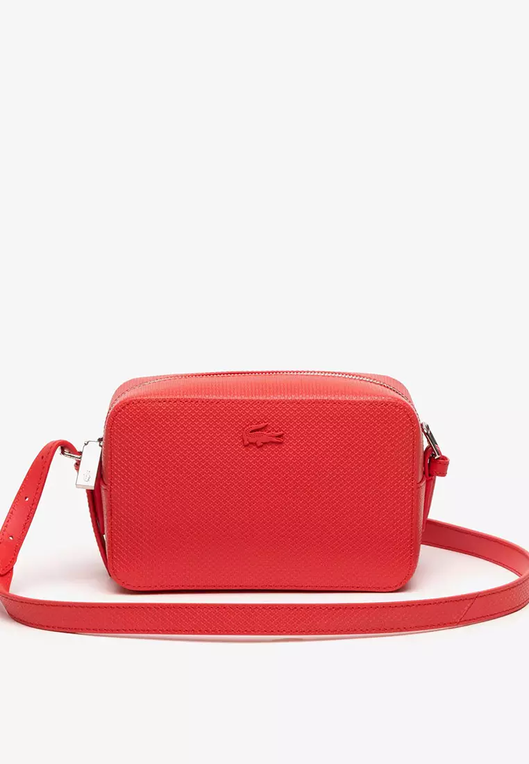 Women's chantaco zippered 2025 piqué leather tote bag