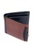 ENZODESIGN brown and multi and navy Fine Grain Buffalo Removable Passcase Wallet With Coin Pocket EN357AC0GRD1SG_1