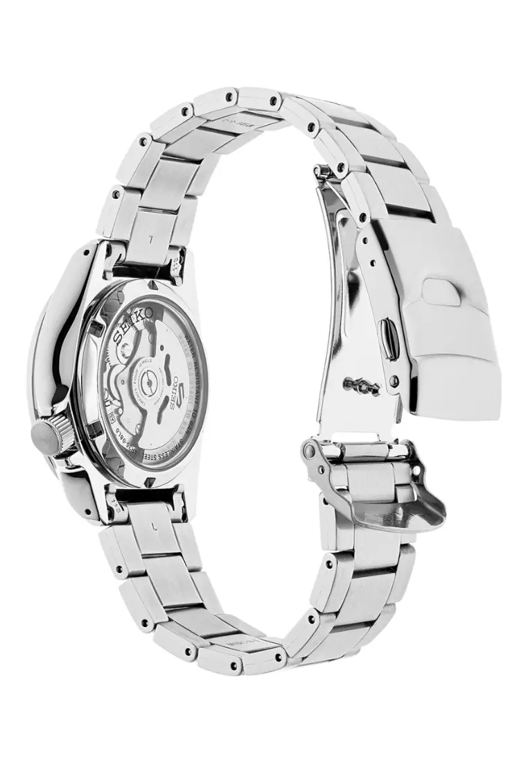 Seiko 5 Sports SKX Series Black Sunray Dial Stainless Steel Band Automatic Watch SRPE55K1