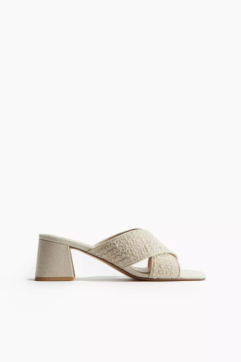 Textured mules
