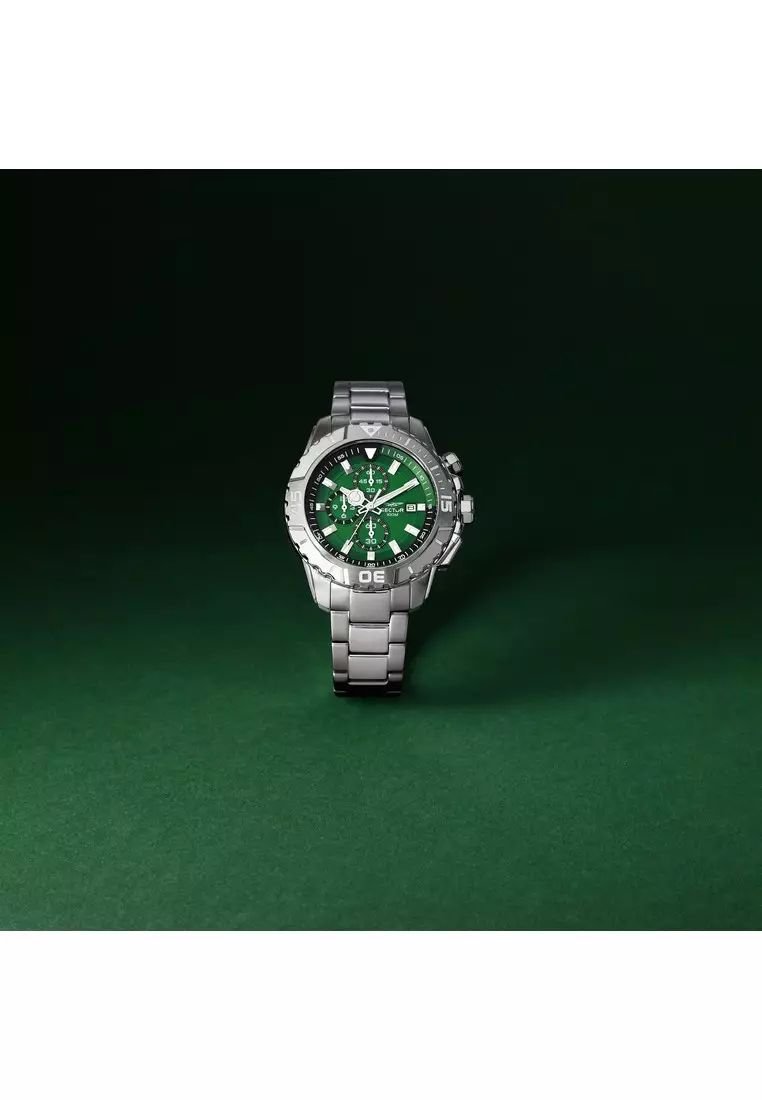 【2 Years Warranty】Sector Legend Green 43mm Men's Quartz Watch R3273735008
