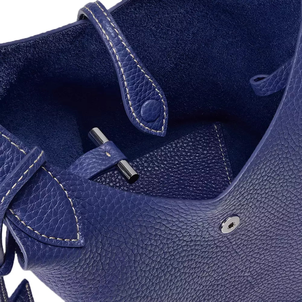 Polo Play Leather Small Tote and Crossbody Ink