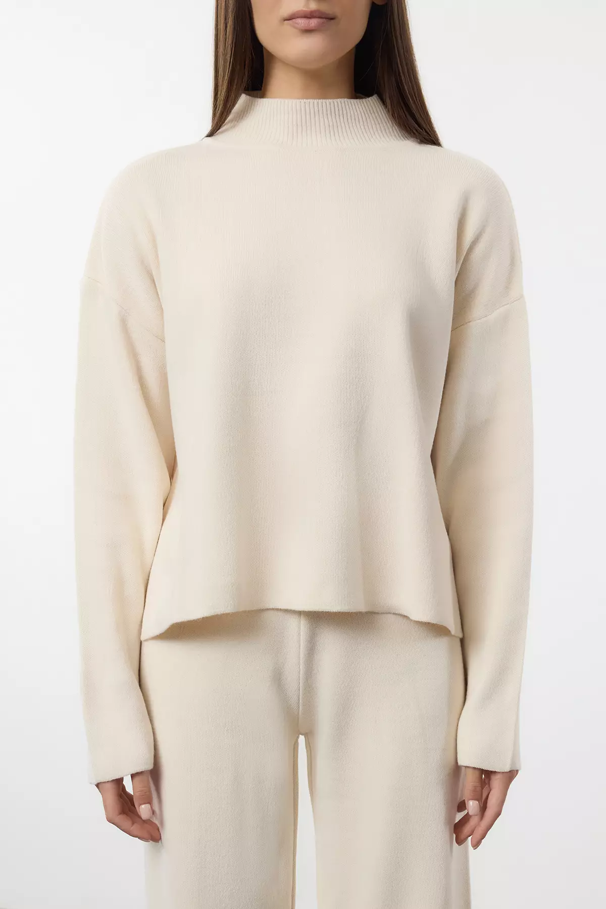 Striped Knitted Sweater and Pants Set