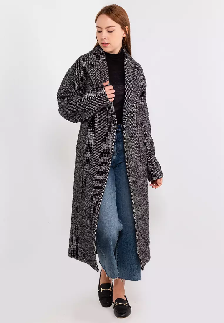 Buy & Other Stories Voluminous Belted Wool Coat 2023 Online ZALORA