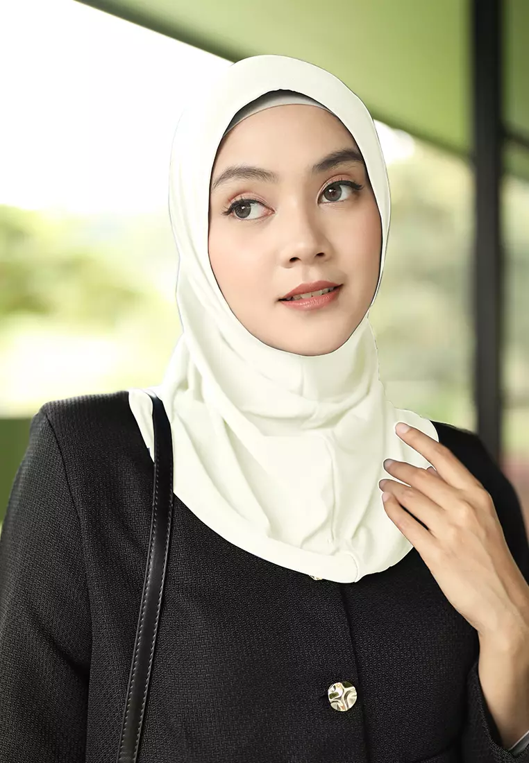 Zelena - Serena Bergo Instan | Hijab Instan - Bone White