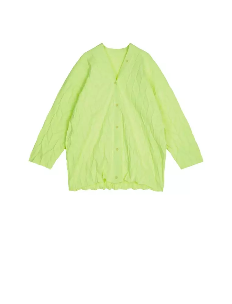 Mid-length open-cardigan