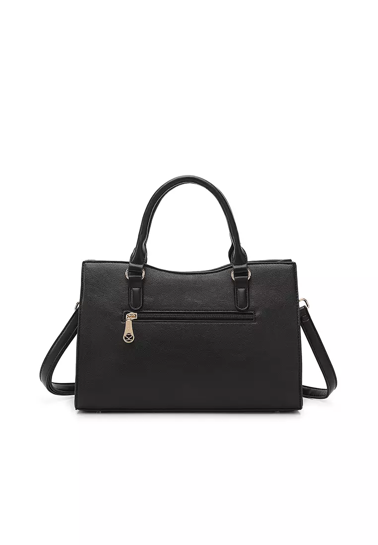 Women's Top Handle Bag / Sling Bag / Crossbody Bag (Tas Selempang / Tas Tangan) - Hitam