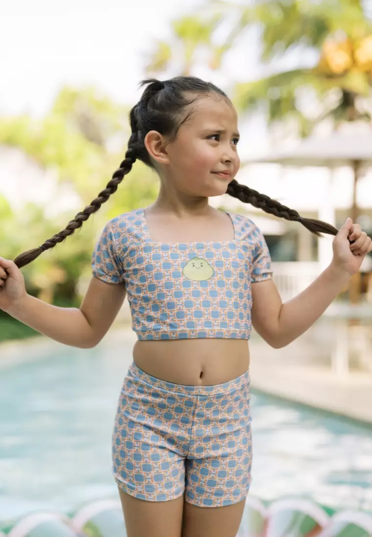 LEEVIERRAKIDS X OVERTEE - Caterpie Crop Two Piece Set