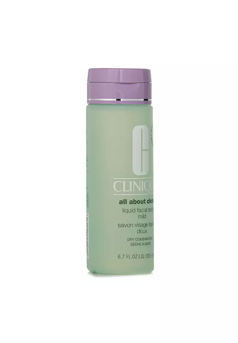 CLINIQUE - All About Clean Liquid Facial Soap Mild - Dry Combination Skin 200ml/6.7oz
