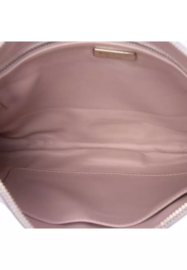 Pre-Loved Prada Tricolor Saffiano Clutch