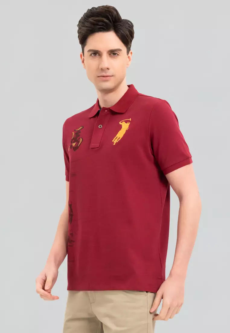 Polo Haus Men’s Regular Fit Horse Year Polo Tee MKCS1141
