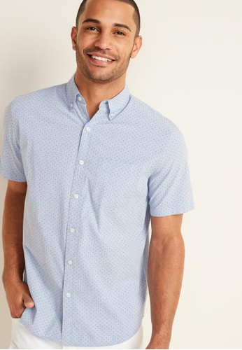 Shop Old Navy Built In Flex Everyday Short Sleeve Shirt For Men Online On Zalora Philippines