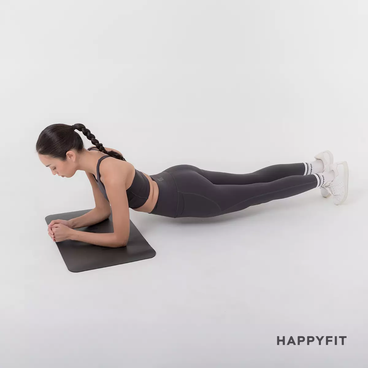 HAPPYFIT Move V2 High Waist Wide Leggings - Graphite Grey