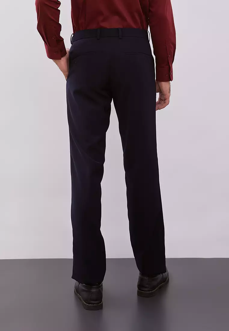 Jobb Lucido Celana Panjang Pria Slim Fit Navy