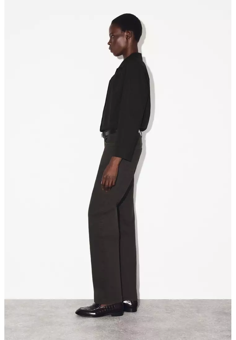 GATHERED PIMA COTTON SHIRT